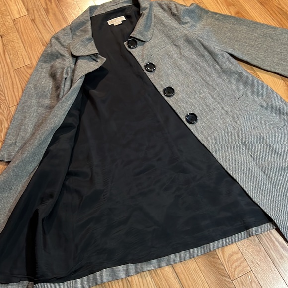 Michael Kors fantastic lightweight trench coat cotton size medium - Picture 3 of 6